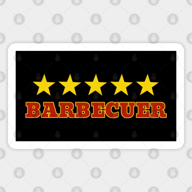 Barbecuer Review Magnet by Turnersartandcrafts